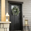 Sullivans Artificial 24" Flocked LED Pine Christmas Wreath with Pinecones, Green, Indoor Christmas Decor - 3 of 4
