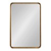 Kate and Laurel Armenta Metal Rectangle Mirror, 20x30, Gold - 2 of 4
