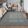 Washable Modern Solid Non Slip Area Rugs for Bedroom Living Room, Indoor Contemporary Floor Carpet for Home Office - 2 of 4