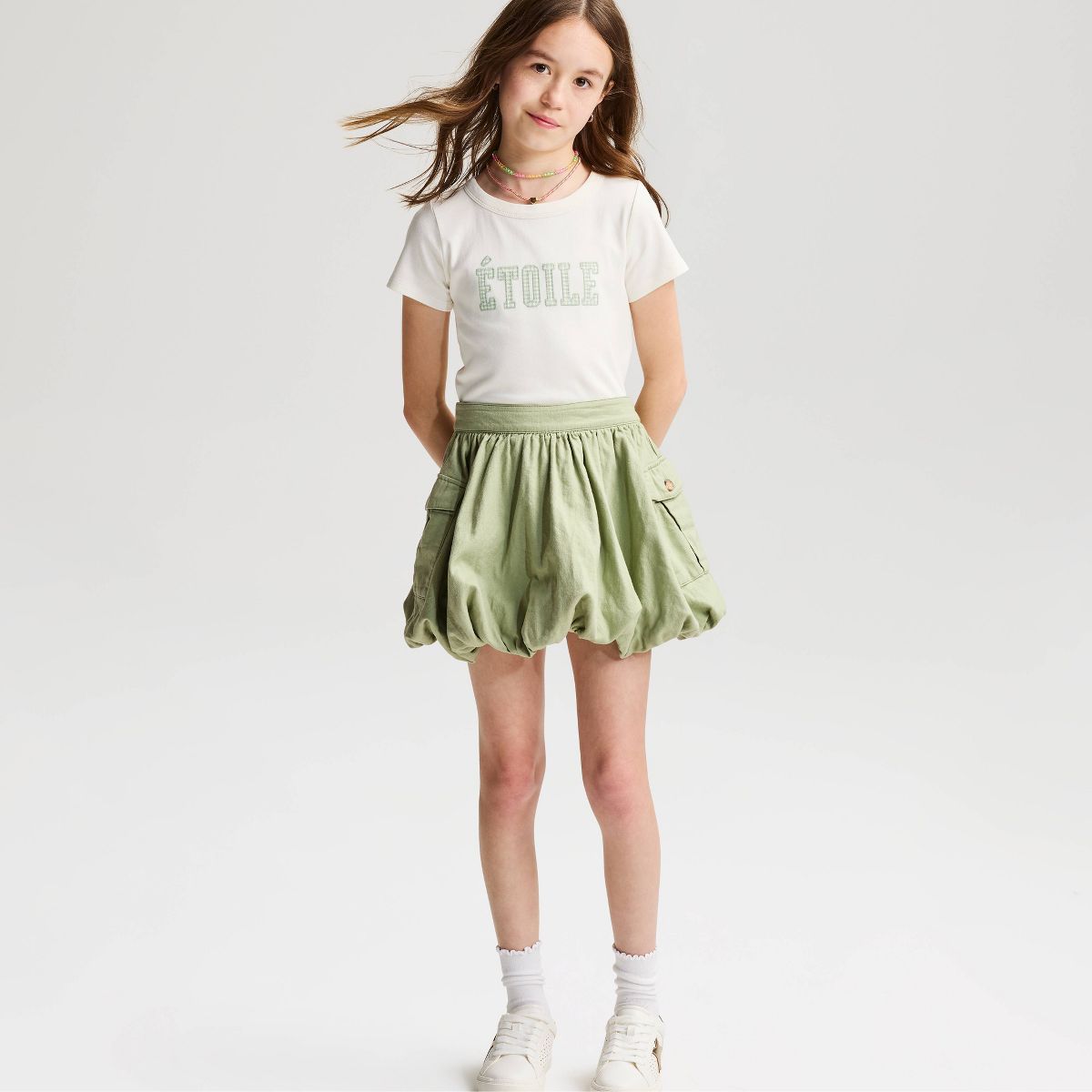 Girls' Cargo Bubble Skirt - Cat & Jack™