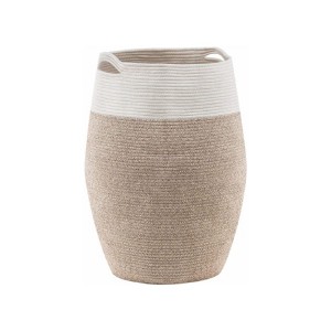 Apex Vanguards Woven Cotton Rope Laundry Basket - 1 of 3