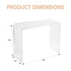 COZONY Modern Acrylic Console Table, Transparent Narrow Side Table, Compact Entryway Accent, Durable & Lightweight, for Living Room or Dining Room - 3 of 4