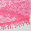 Anna-Kaci Lightweight Lace Floral Head Scarf Fringe Triangular Shawl Scarf Wrap Bandana for Women - 3 of 4