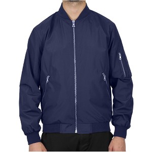 Spire By Galaxy Mens Lightweight MA-1 Bomber Flight Jacket - 1 of 3