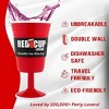 Red Cup Living 8oz Reusable Stemmed Wine Glass – Durable Heavy-Duty Plastic Drinkware for Parties, Celebrations, and Everyday Use - 3 of 4