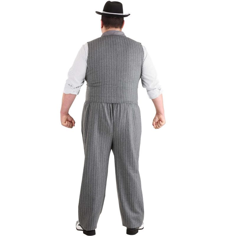 HalloweenCostumes.com Plus Size Men's Ruthless Gangster Costume, 2 of 8