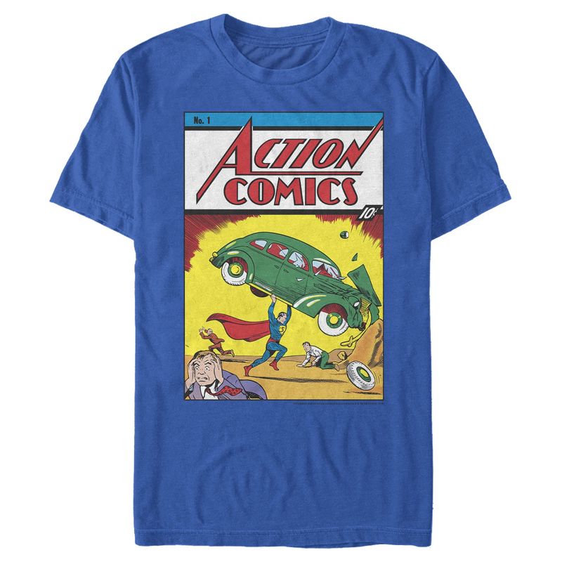 Men's Superman No.1 Action Comics T-Shirt, 1 of 5