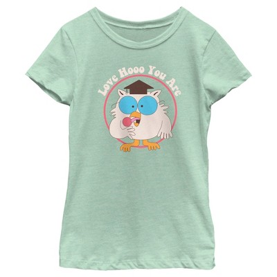 Girl's Tootsie Pop Mr. Owl Love Hooo You Are T-Shirt