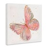 Stupell Industries 12"x12" Kids' Pink Butterfly Wings Glam Detail Wall Art Unframed - 3 of 4