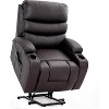 EROMMY PU Leather Recliner Lift Chair with Massage and Heat - 2 of 4