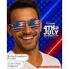 grinderPUNCH 2 Pair Combo Patriotic American US Flag Sunglasses Bulk USA - 2 of 4