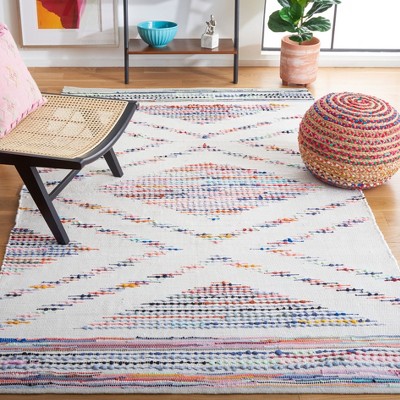 Coastal Essence Hand-Woven Black Cotton 5' x 8' Area Rug