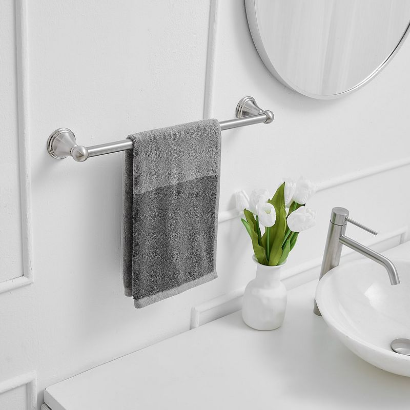 BWE Traditional Wall Mounted Bathroom Accessories Towel Bar Space Saving and Easy to Install, 4 of 7