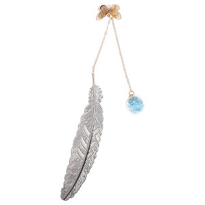 Unique Bargains Christmas Bookmark Metal 0.91"x4.53" 1Pcs - 1 of 4