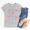 The Juniper Shop Patriotic Bows Stacked Coquette Youth Short Sleeve Tee - 4 of 4