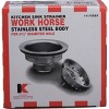 Keeney  3-1/2 In. Stainless Steel Fixed Post Basket Strainer Assembly 1431SSBX - 3 of 4