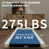 Naysaye Treadmill with Compact Design Supports 275lbs Capacity for Home Office Fitness, White, 47.2"*20.9"*4.9" - 3 of 4