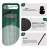 Cobbe Shower Faucet Set with 10-Inch Rainshower Head 5 Settings Hand Shower and 15.74-Inch Shower Arm Single Handle Wall Mount Matte Black - 4 of 4