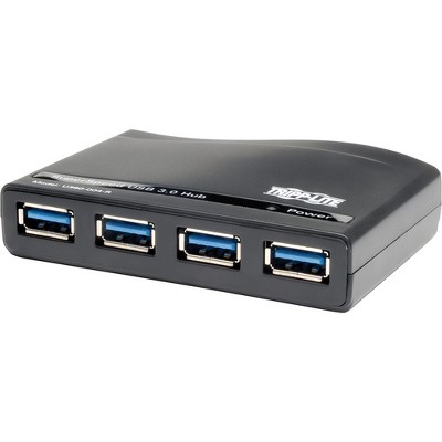 Tripp Lite 4-Port USB 3.0 SuperSpeed Compact Hub 5Gbps Bus Powered - USB - External - 4 USB Port(s) - 4 USB 3.0 Port(s)