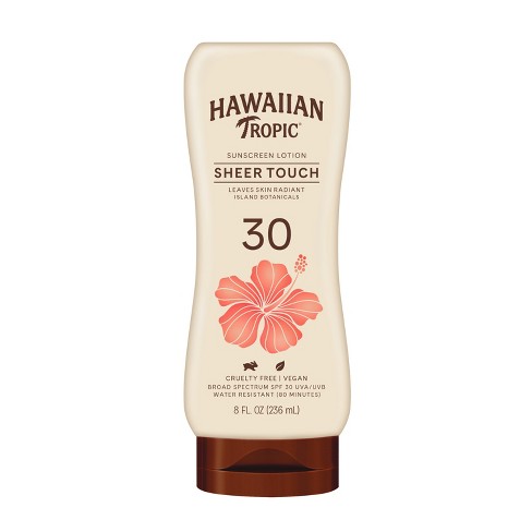Hawaiian Tropic Sheer Touch Ultra Radiance Lotion Sunscreen - Spf 30 - 8oz  : Target