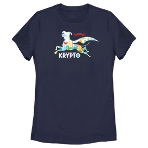Women's DC League of Super-Pets Krypto Silhouette T-Shirt - 1 of 4