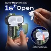 HTUTWOO Airpods Pro 3rd Automatic Opening Protective Case Full-Body Protective with Built-in Magnets and Carabiner - 2 of 4