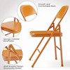 Whizmax Folding Chairs Set of 4, Foldable Chairs with Metal Frame Hold Up to 350 Pounds for Dining Room, Living Room, Office, Camping - 3 of 4