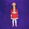 Northlight 24" Red and White Girls Santa Costume With a Dress and Hat : 4-6 years - 3 of 4