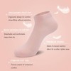 GENTLEAGU Women's Thin Ankle Assorted Color Socks - Low-Cut Viscose Bamboo Lightweight & Breathable Wholesale Family Bulk Pack - 3 of 4