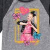 JoJo Siwa Jojo Love  - Athletic Heather/Heather Black - 5T - 2 of 3