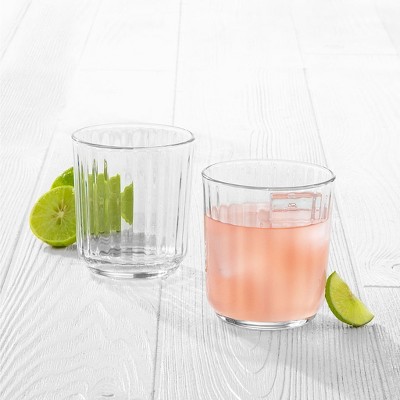 Libbey Paneled Double Old Fashioned Rocks Glasses, 11.2 ounce, Set of 6 - Thumbnail 3