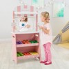 Infans Kid's Farmers Market Stand Wooden Grocery Store Set w/ Cutting Veggies & Fruits - 3 of 4