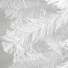 Northlight 5.5' x 38" White Upside Down Spruce Medium Artificial Christmas Tree - Unlit - 2 of 2