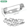 Unique Bargains Durable Multipurpose Iron Badge Brooch Pin Backs Safety Clasp 60 Pcs - 3 of 4