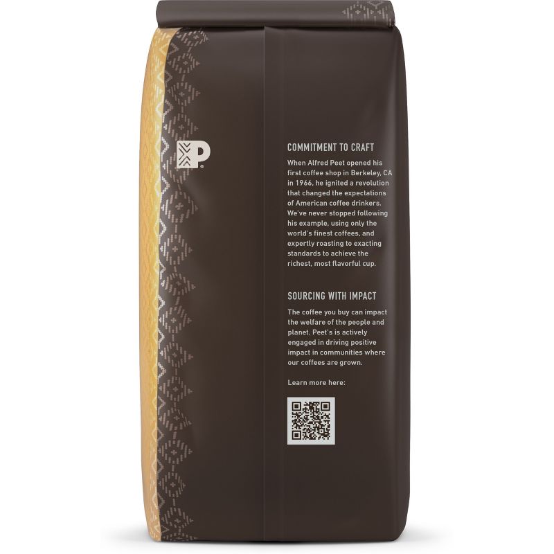 Peet&#39;s Caf&#233; Domingo Medium Roast Ground Coffee - 10.5oz, 3 of 7