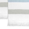 Izod Clubhouse Stripe Blue 2-Pack Bath Towel Set - 2 of 4