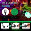 Tangkula Halloween Inflatable Spider with Cobweb Creepy Blow-up Spider with LED Rotating LED Light Green Black Legs Waterproof Halloween Decoration - 4 of 4