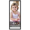 PosterPalooza | Panoramic Simple Black Picture Frame - UV Acrylic, Foam Board Backing, Hanging Hardware - 2 of 4
