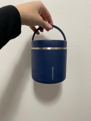 Gourde Isotherme Thermos HydraPeak 25 Oz Acier Inoxydable Motif Citron & Bleu - Neuf