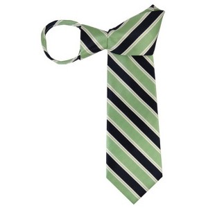 Men's Stripe 3.5 Inch W And 20 Inch L Zipper Neckties - 1 of 3