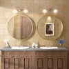 Apmir Round High Quality Aluminum Alloy Framed French Cleat Mounted Wall Decor Bathroom Vanity Mirror in matte black with 5-Year Warranty - 4 of 4