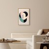 Art Remedy Cubist Style Jade Ring Contemporary Shapes Abstract Wall Art Framed - 2 of 4
