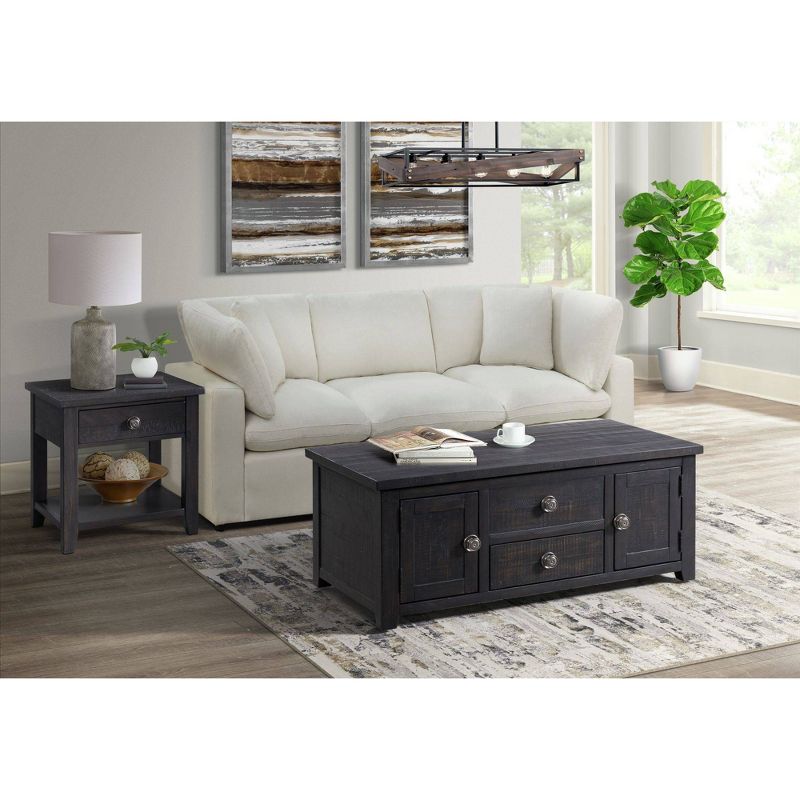 Kahlil 2 Drawer Coffee Table with Lift Top Espresso - Picket House Furnishings, 4 of 11
