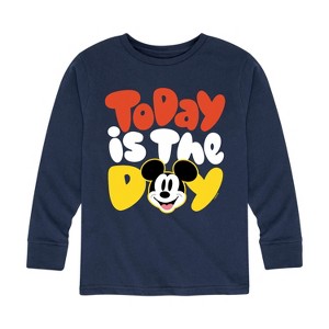 Boys' - Disney - Today Is The Day Long Sleeve Graphic T-Shirt - 1 of 4