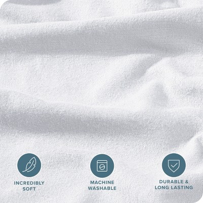 White Cotton Flannel Twin/Twin XL Duvet Cover Set