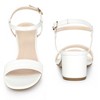 Perphy Women's Open Toe Chunky Heel Ankle Strap Slingback Sandals - 2 of 4