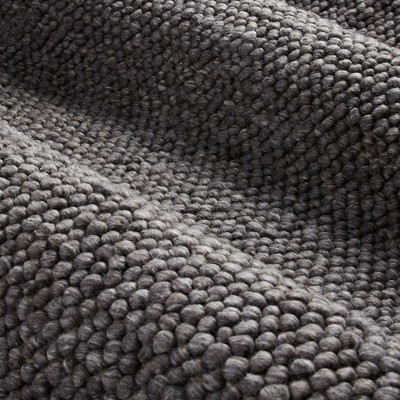 Gray Handcrafted Wool Bubble Texture 5' x 7' Area Rug