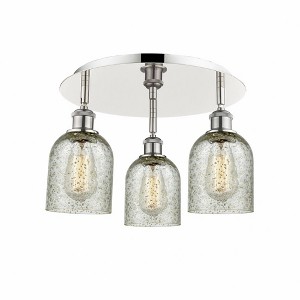 Caledonia - 3 Light Flush Mount In Industrial Style-9.5 Inches Tall and 16.75 Inches Wide - 1 of 1