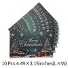 Unique Bargains Christmas Greeting Card Multicolor 4.5x 3.1Inch 10 Pcs - 3 of 4