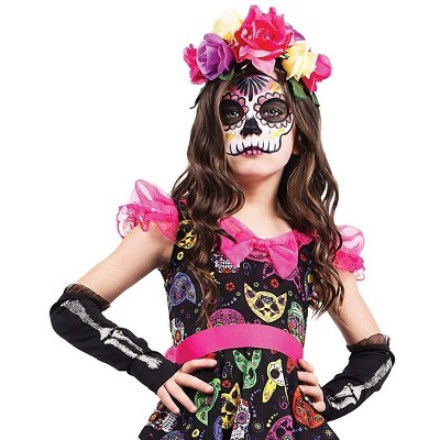 red day of the dead costume